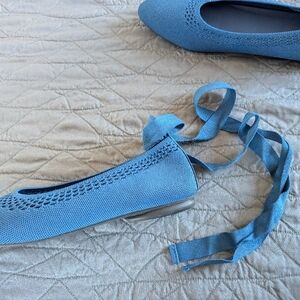 Blue Women's Ballet Flats